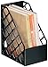 Officemate Recycled Large Magazine File, Black, 6 Each (26083)