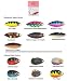 Hi-Tech Tackle Monofilament Crawler Harness Blade/Color: Indiana / Blue Crystal