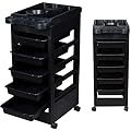 Beauty Salon Spa Styling Station Trolley Equipment Rolling Storage Tray Cart