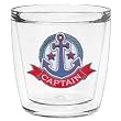 Captain 12 oz Double-Old-Fashioned Insulated Beverage Tumbler, Clear