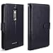 Droid Turbo 2 Case, LK Droid Turbo 2 Wallet Case, Luxury PU Leather Case Flip Cover Built-in Card Slots & Stand For Motorola Moto Droid Turbo 2, BLACK