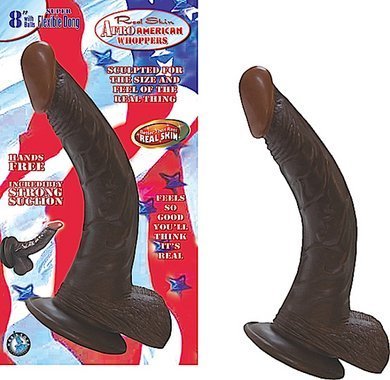 Real skin afro american whoppers 8 inch super flexible …