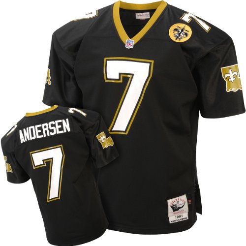 Mitchell & Ness New Orleans Saints 1991 Morten Andersen Authentic Throwback Jersey Size 56