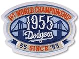 2010 Los Angeles Dodgers 55th Anniversary as 1955 Brooklyn World Series Champions Baseball Patch