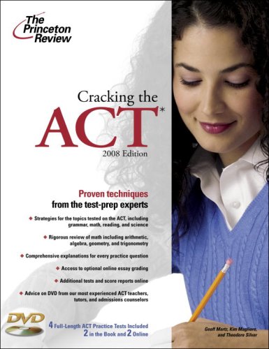 Cracking the ACT with DVD, 2008 Edition (College Test Prep)