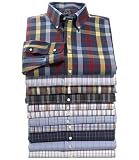 Traveler Long Sleeve Buttondown Collar Poplin Sportshirt Big or Tall