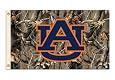 NCAA Auburn Tigers 3-by-5 Foot Flag with Grommets - Realtree Camo Background