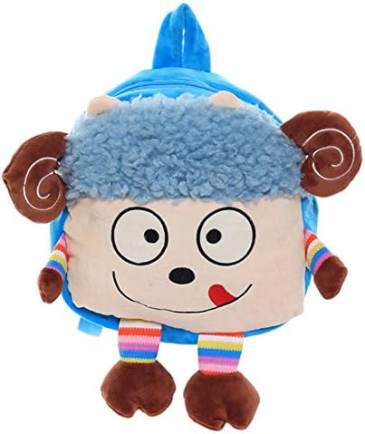 Free2mys Baby Kids Soft Plush Sheep Doll Backpack (Blue)