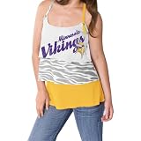 Reebok Minnesota Vikings Women's Field Flirt Rah-Rah Tank Top Large