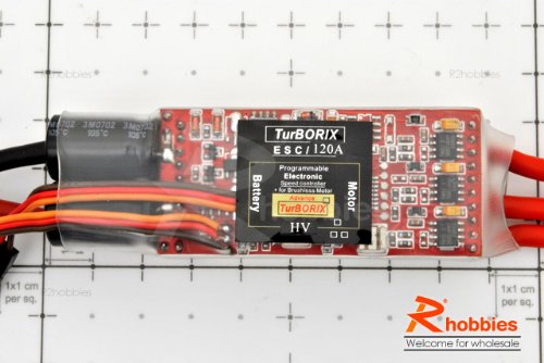 Turborix Advance Ultra-High Power 120A / 42V Brushless Motor ESC Electronic Speed Controller Turborix Advance Ultra-High Power 120A / 42V Brushless Motor ESC Electronic Speed Controller