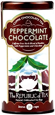The Republic of Tea Peppermint Chocolate Tea 36-Count 2.03 oz each (1 Item Per Order)
