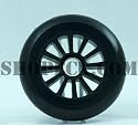 YAK Scooter Wheel Black-Black