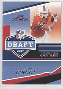 Greg Olsen Chicago Bears (Football Card) 2007 Playoff Prestige [???] #NFLD-28