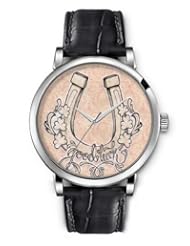 SPRAWL Aanalog Fashion Series Silver Ladies Watches of Genuine Black Leather Strap,Unique Wrist Watch for Women Girls Designed with flowers at the edge of the u