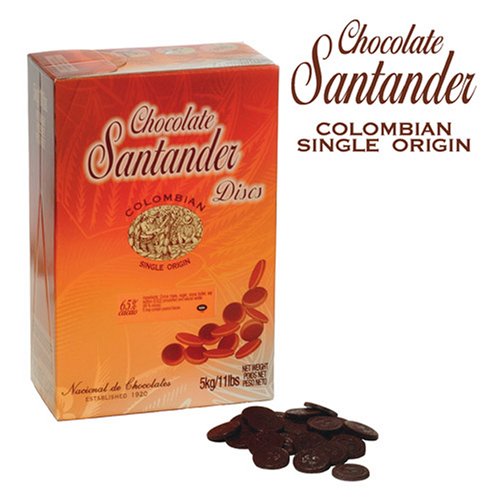 Santander Chocolate Couverture - 65% Cocoa Baking Discs by Santander