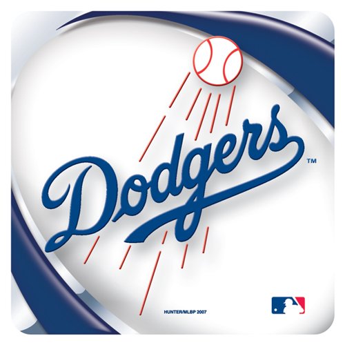 Los Angeles LA Dodgers MLB Logo Coaster Set (4)
