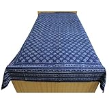 Bedspreads in Cotton Cut Work Size Twin (bscov410)