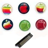 iPhone3/4 iPad iPod用　ボタンステッカー (ドックカバー付属)#12　Apple