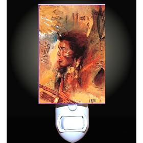 Native American Indian Chief Decorative Night Light
