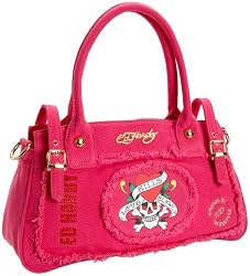 Ed Hardy Francesca Top Zip Shoulder Satchel
