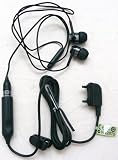 FLASH SUPERSTORE GENUINE HPM-77 SONY ERICCSON Aino C510 C702i C901 C902 C903 C905 D750i F305 STEREO HANDSFREE HEADSET BLACK