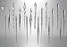 Club Pack of 18 Snowfall Valley Iridescent Glass Icicle Christmas Ornaments 7.5"
