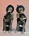 DEAD WITCH Skeleton Candle Holders Gothic HALLOWEEN NEW