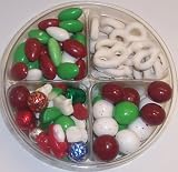 Scott's Cakes 4-Pack Deluxe Christmas Mix, Christmas Jordan Almonds, Christmas Malt Balls, & White Pretzels