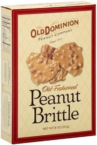 Old Dominion Old Fashioned Peanut Brittle, 8-Ounce (Pack of 12)