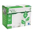 TCP 8060092 - 9 Watt G25 Compact Fluorescent Globe Light Bulb, 2700K, 2 Pack