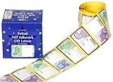 Kitchen & Housewares : Self Adhesive Christmas Tags 100/Roll (251520)