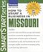 Books : How to Start a Business in Missouri (Smartstart)