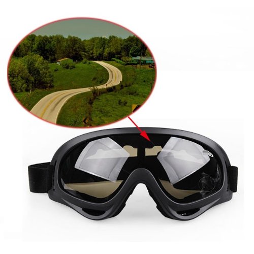 1 PCs Smoke Lens Goggles Glasses Motorcycle Off Road MotoCross Skiing Helmet Snow Eyewear