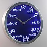 lightinthebox nc0461 math class algebra formula mathematics teacher gift neon led wall clock home decor design