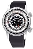 Fortis Mens 669.10.31K B-47 Calculator Automatic 3 Time Zone Black Dial Watch