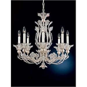 Schonbek 7866-23A Etruscan Gold Swarovski Rivendell Crystal Eight Light Up Lighting...