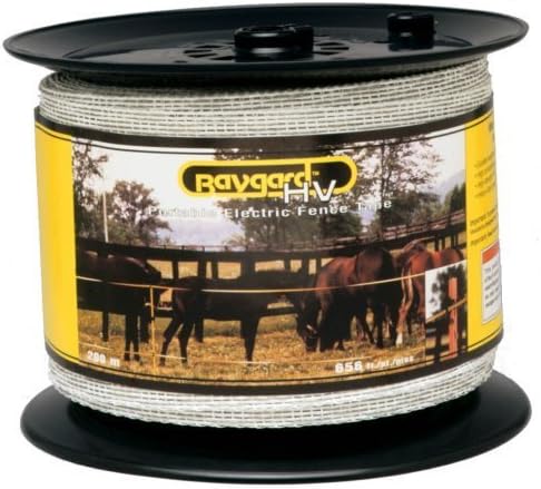 Baygard Electric Fence White Tape - 656 Feet 00680 by Baygard