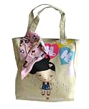 Harajuku Lovers By Gwen Stefani  Sparkle  Light Yellow Love Shoulder Bag * 08 Holiday Limited Collection And Style *