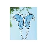 Glass Butterfly Window Hang