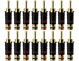 Sewell Harpoon Locking Banana Plugs, 8 pair