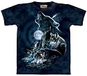 Bark at the Moon Wolf T-Shirt by The Mountain 100% Cotton Short Sleeve Shirt in Adult Sizes