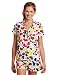 Dearfoams Women’s Short-Sleeve Piped Notch & Short Set