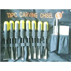 SE 13 Pc Professional Quality Wood Carving Chisel Set