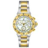 Burett Mens Neo Abyss Collection Two Tone Chronograph Diver Watch #B4202CWFA by Burett