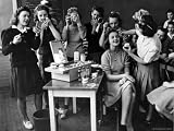 Student Ida Bess Giboney Learning Makeup Technique in Vocational Class at Central High School Photographic Poster Print by Alfred Eisenstaedt, 24x18