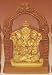 Ganesh (Ganesha) With Shrine - 4 Stone Dust Altar Figurine - Made In India