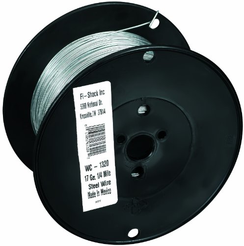 Fi-Shock WC-1320 1/4 Mile, 17 Gauge Spool Galvanized Steel Wire 