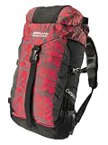 Northland Rucksack Campo 22, red print/black, 22 Liter