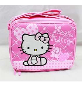 Amazon.com: Sanrio Hello Kitty Lunch Box - Pink Heart: Toys & Games