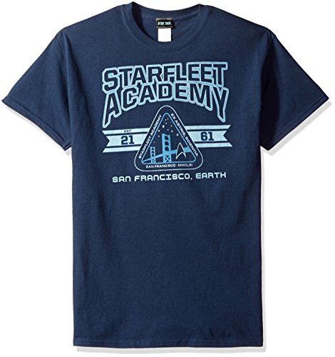 Trevco Men's Star Trek Starfleet Academy Earth T-Shirt